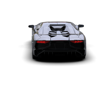 Bir spor arabanın 3 boyutlu görüntüsü