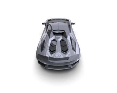 Siyah arkaplanı olan gelecekçi uzay gemisi