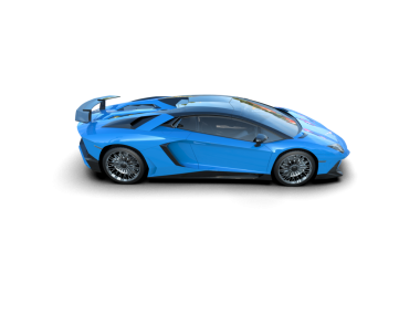 mavi araba modern araba