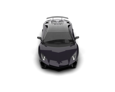 Karanlık bir arka planda modern bir araba. izole.