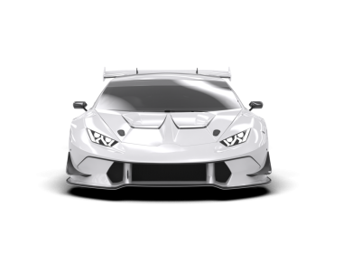 Modern araba beyazda izole edilmiş. 3d oluşturma