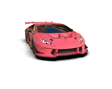 Beyaz arka planda kırmızı araba. yüksek kaliteli resimleme