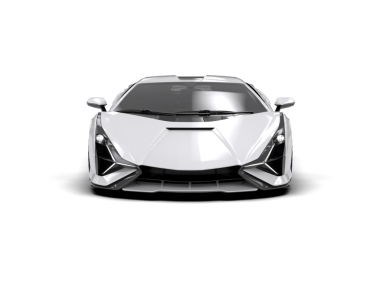 Siyah arka planda izole edilmiş gerçekçi bir araba. 3d illüstrasyon.