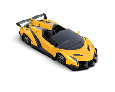 Daha az genel bir konsept arabanın 3 boyutlu çizimi