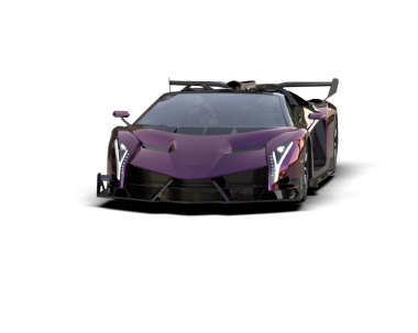 beyaz arka planda modern mor araba