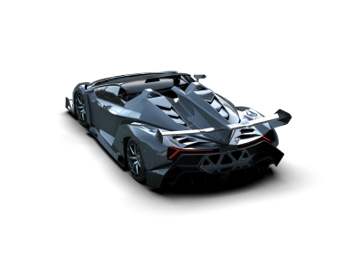 Stüdyo ortamında daha az genel bir konsept arabanın 3 boyutlu çizimi