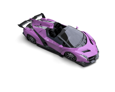 Stüdyo ortamında daha az genel bir konsept arabanın 3 boyutlu çizimi