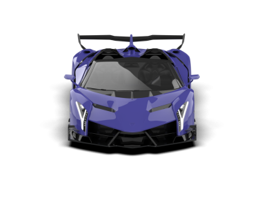 Siyah arka planı olan bir süper araba. 3d oluşturma