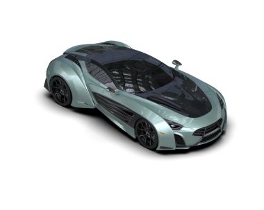 Bir markanın 3 boyutlu tasarımı - daha az genel bir araba