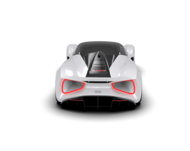 beyaz süper modern spor araba