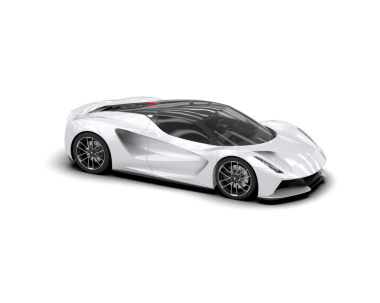 Gerçekçi spor araba. 3d illüstrasyon.