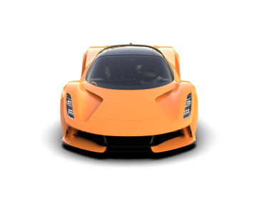 Siyah arka planda modern araba