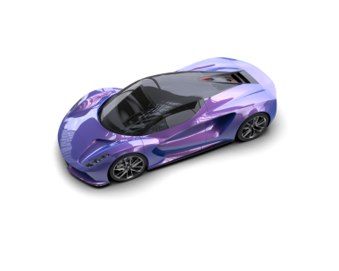 Daha az genel bir konsept arabanın 3 boyutlu çizimi