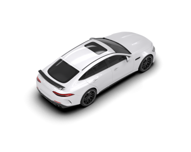 Modern lüks araba. Araba beyaz arka planda izole edilmiş. 3d illüstrasyon