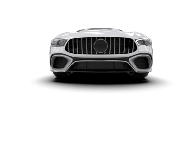 gerçekçi araba ön görünümü