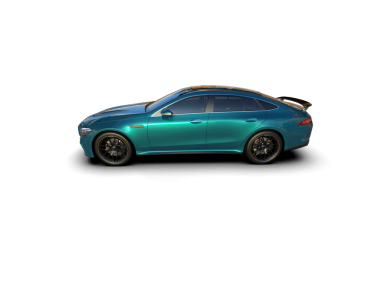 Beyaz arka planda modern bir araba. 3d oluşturma