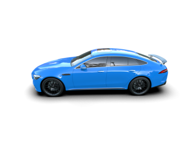 Siyah arka planda modern lüks bir araba. 3D görüntüleme - Gölgeli bir modelin 3 boyutlu çizimi. Araba ve sedan..