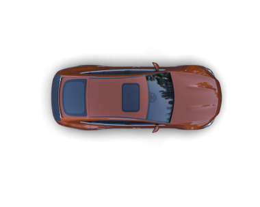 3D illüstrasyon: Arabalı araba..