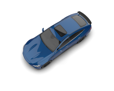 araba yan görünümü, beyaz arkaplanda izole edilmiş, 3 boyutlu görüntüleme,