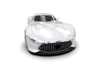 Lüks araba. - Araba. 3d oluşturma