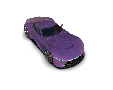 modern lüks araba siyah arka planda.