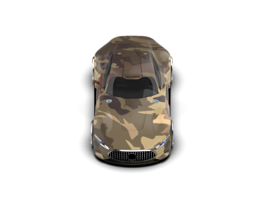 Siyah arka planda askeri tank.