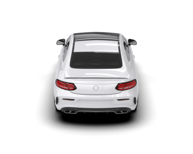 Modern araba. beyaz arkaplanda izole