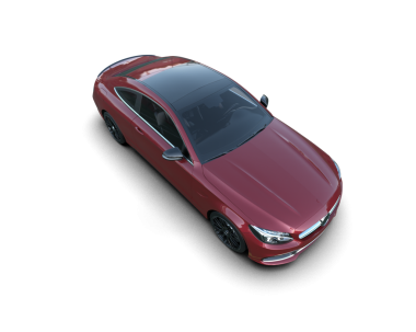 modern araba siyah arkaplanda izole edildi 3 d kırpma yolu ile illüstrasyon.