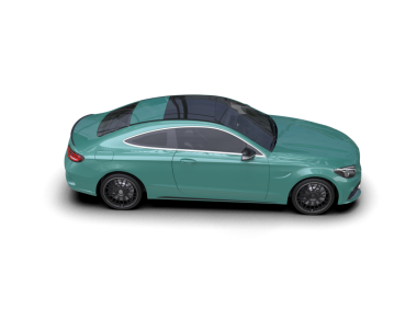 beyaz arkaplanda izole edilmiş bir araba.