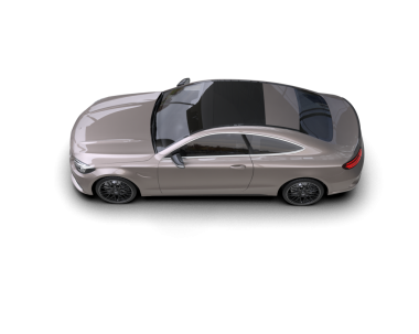 Araba arka planda izole. 3D görüntüleme - illüstrasyon