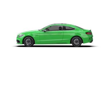 Modern araba beyaz arka planda izole edilmiş. 3d illüstrasyon