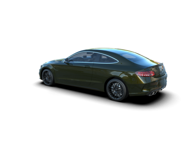 Siyah arka planda gölgesi olan modern lüks bir araba.