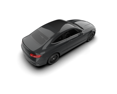 Siyah araba arka planda izole edildi