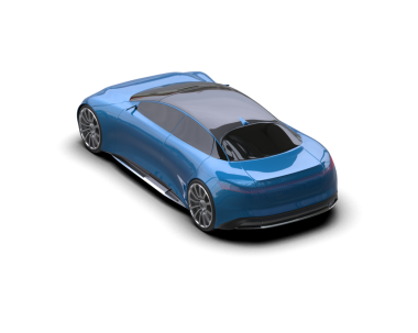 araba beyaz arkaplanda izole edildi.