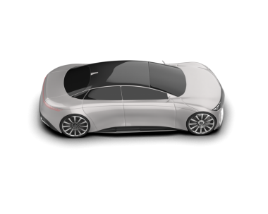 beyaz arkaplanda modern elektrikli araba vektör illüstrasyonu