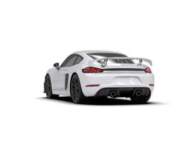 Stüdyo ortamında daha az genel bir konsept arabanın 3 boyutlu çizimi