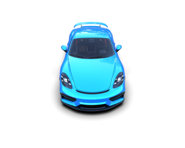 Modern araba. 3d oluşturma.