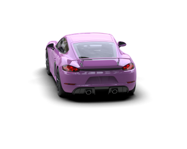 Stüdyo ortamında daha az genel bir konsept arabanın 3 boyutlu çizimi