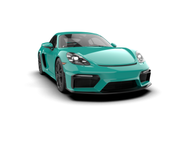 modern yeşil spor araba beyaz arka planda izole.