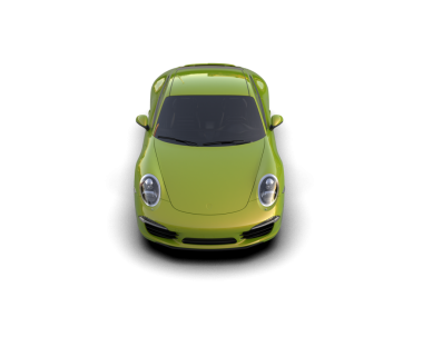 modern yeşil araba beyaz arka planda izole edilmiş 3 boyutlu görüntüleme