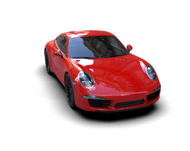 Siyah arka planda izole edilmiş modern spor araba. 3d oluşturma.