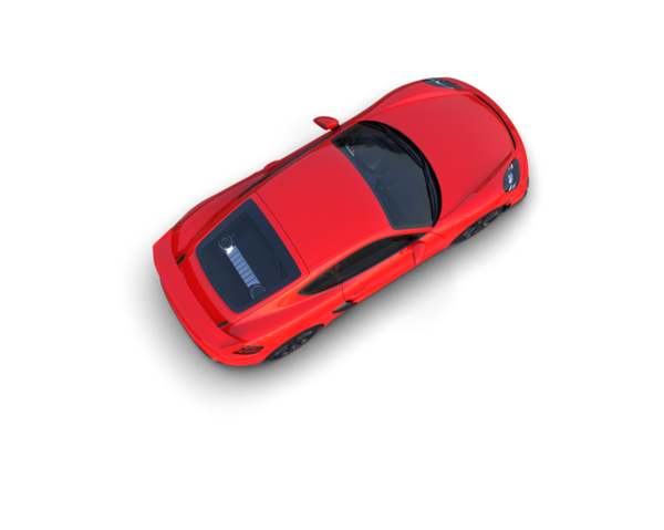 3 boyutlu bir araba.