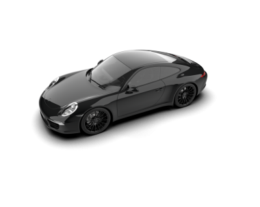 Modern araba. 3d oluşturma