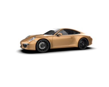 Modern araba arka planda izole edilmiş. 3d oluşturma