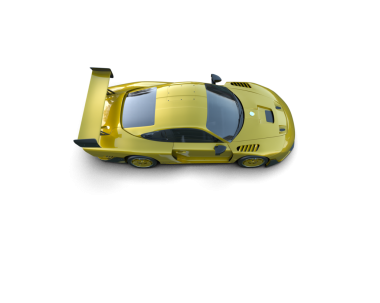 beyaz arka planda modern araba