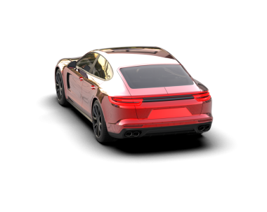 Modern lüks sedan. 3d oluşturma