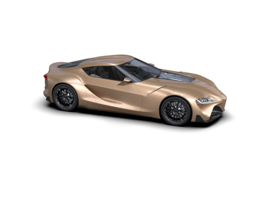 Daha az genel bir konsept arabanın 3 boyutlu çizimi