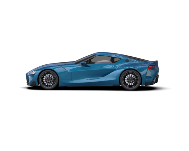 mavi süper araba - arka görünüm