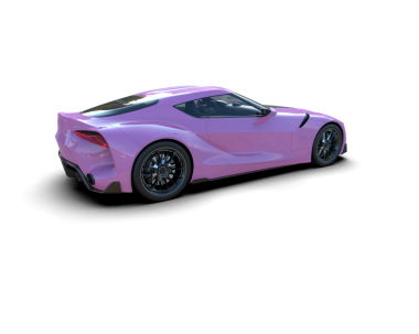 beyaz arka planda modern araba