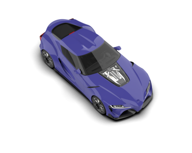 Modern araba. Arabanın gerçekçi vektör çizimi. izole